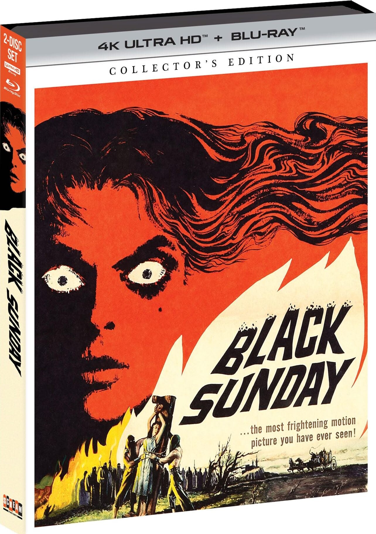 Black Sunday (1960) LE Slipcover Scream Factory - 4K UHD / Blu-ray Region A *NOTE*