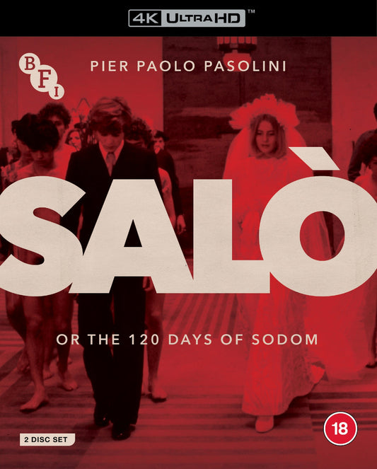 PRE-ORDER Salò, or the 120 Days of Sodom (1975) Limited Edition BFI - 4K UHD / BNlu-ray Region B