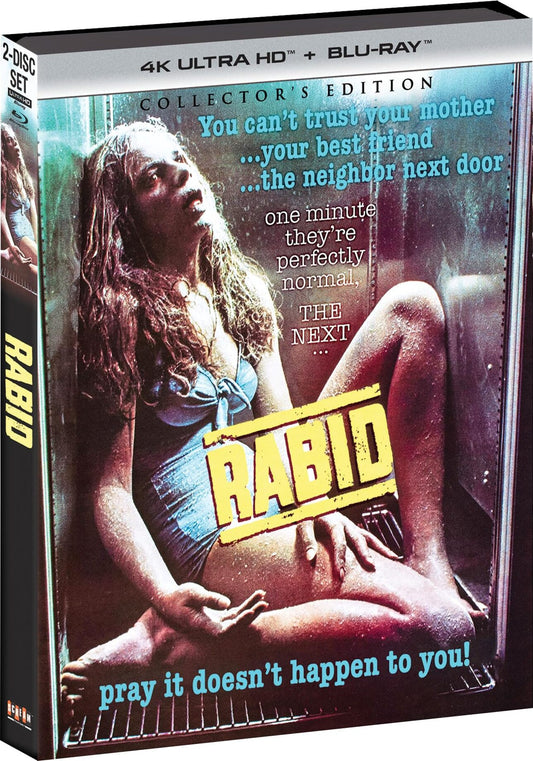 PRE-ORDER Rabid (1977) LE Slipcover Scream Factory - 4K UHD / Blu-ray