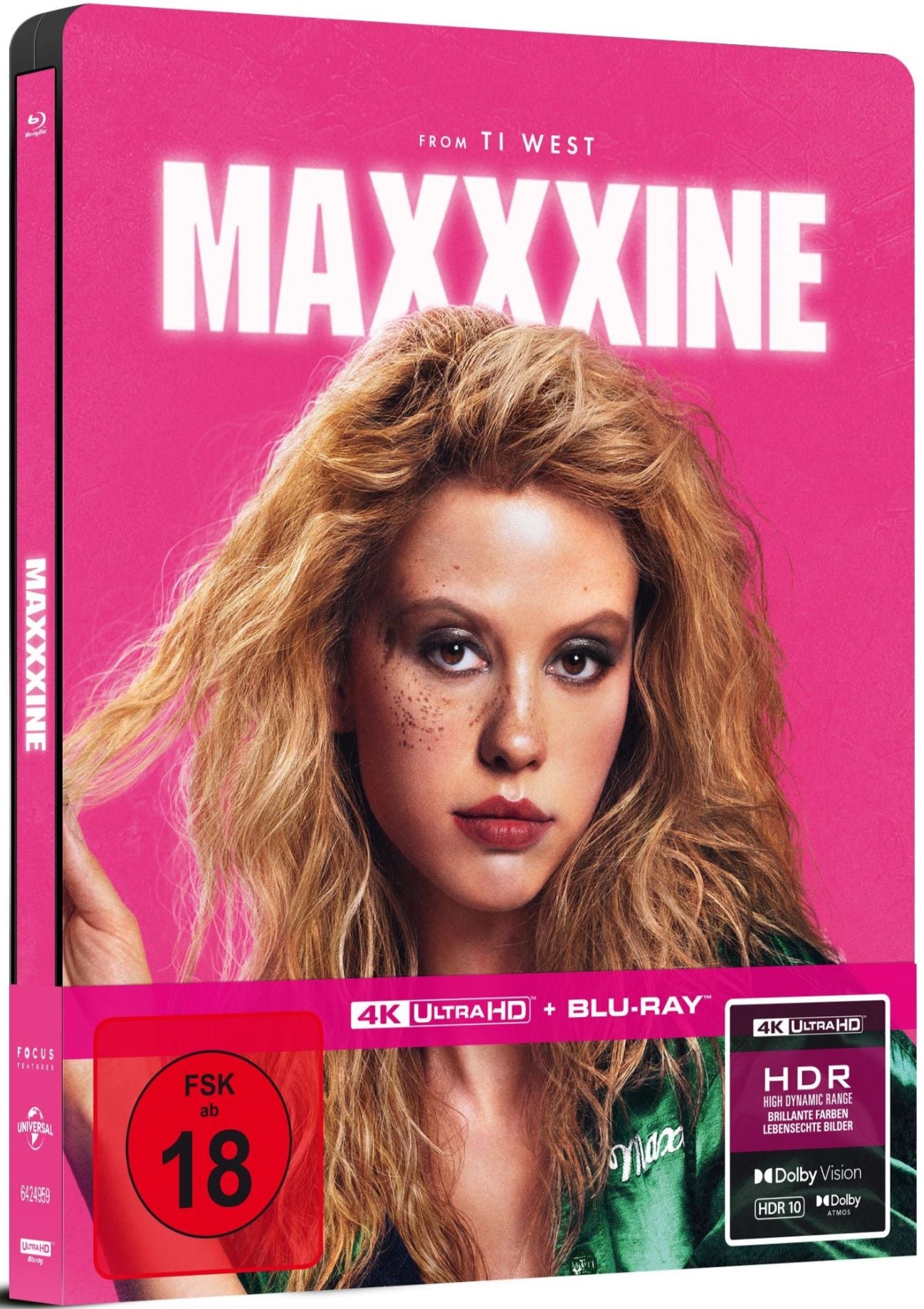 MaXXXine (2024) Limited Edition Steelbook - 4K UHD / Blu-ray