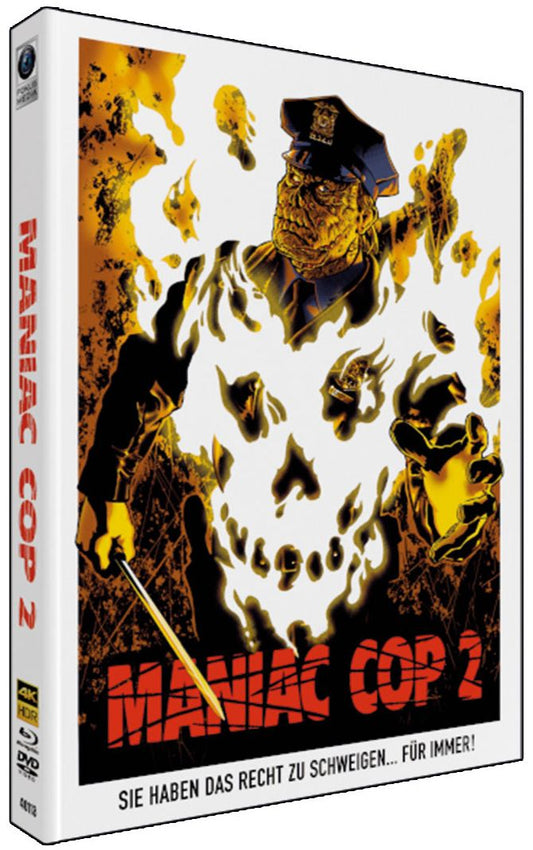 Maniac Cop 2 (1990) LE 200 Padded Mediabook - 4K UHD / Blu-ray Region B