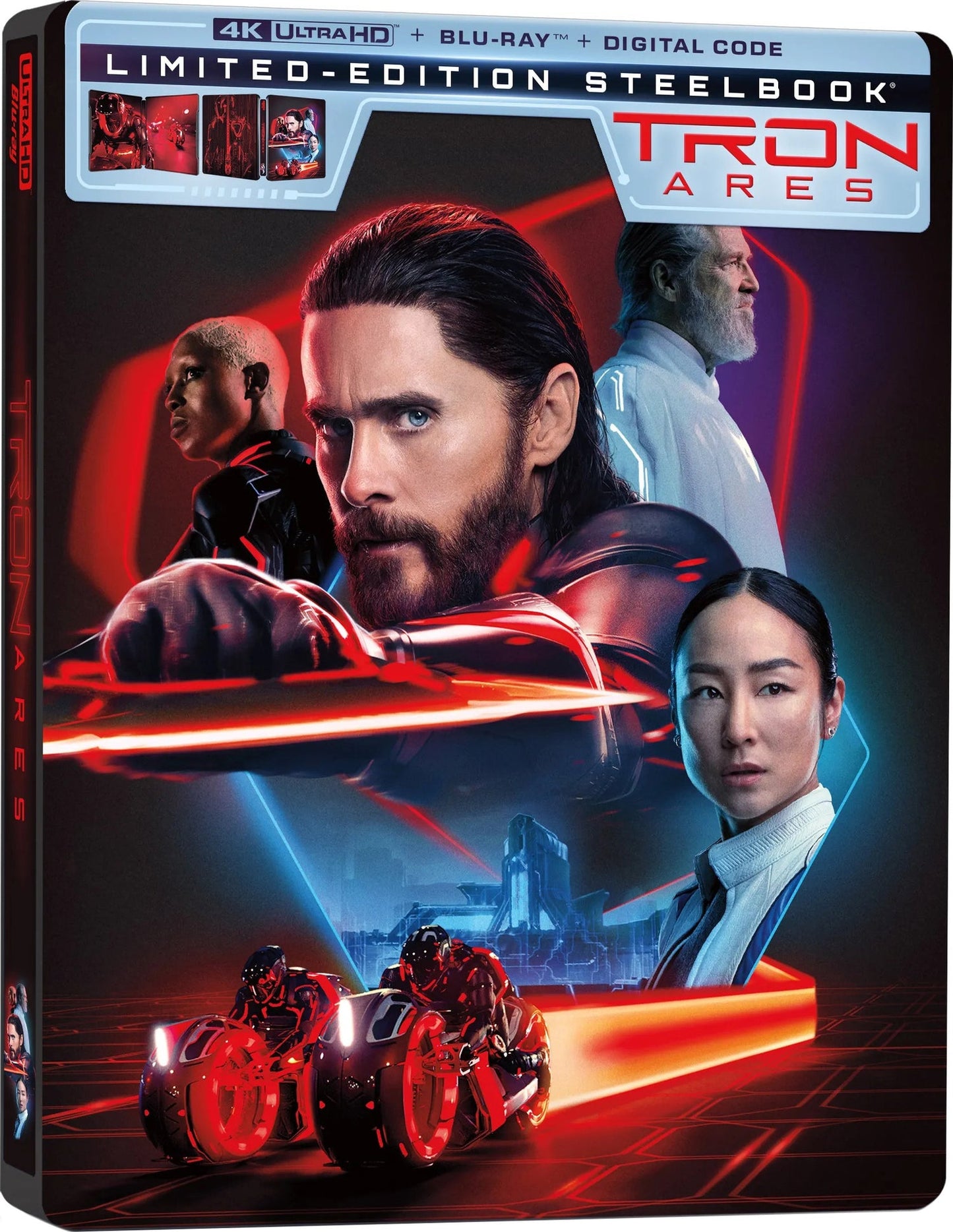 Tron: Ares (2025) Limited Edition Steelbook - 4K UHD /  Blu-ray / Digital Code