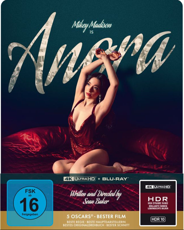 Anora (2024) Limited Edition Steelbook Capelight - 4K UHD / Blu-ray Region B