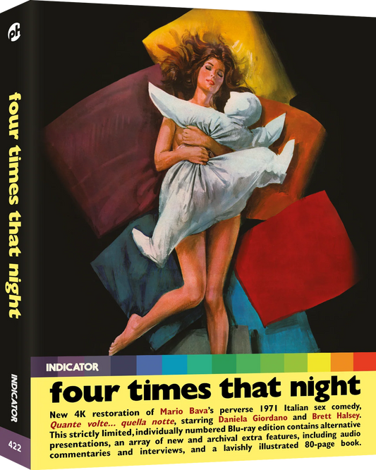 PRE-ORDER Four Time That Night (1971) Limited Edition Indicator UK - Blu-ray Region Free