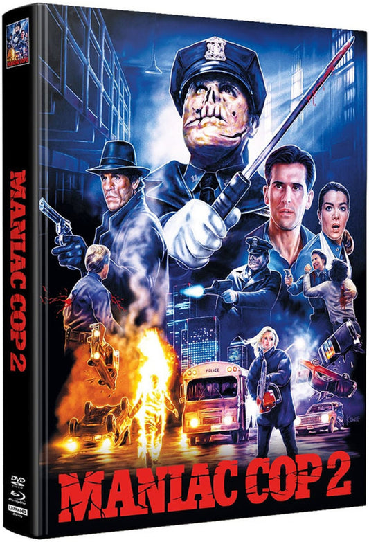 PRE-ORDER Maniac Cop 2 (1990) LE 199 Padded Mediabook - 4K UHD