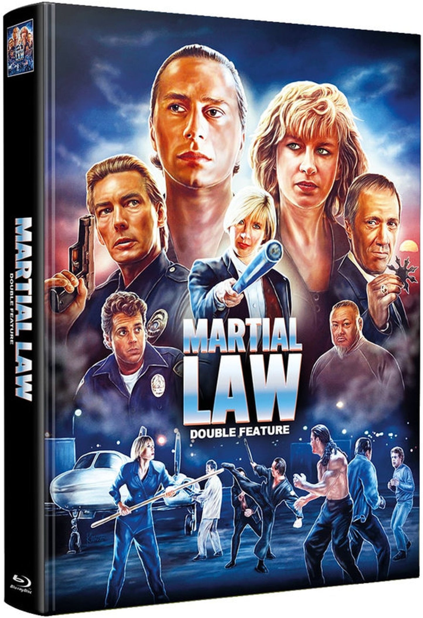 Martial Law 1 & 2 (Double Feature) LE 199 Padded Mediabook - Blu-ray Region B