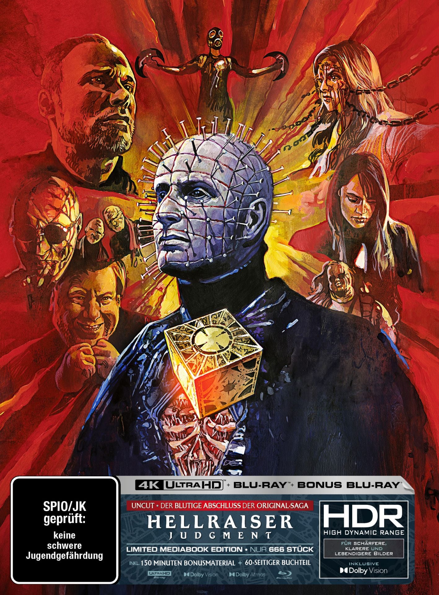 PRE-ORDER Hellraiser: Judgement (2018) LE 666 Mediabook A - 4K UHD / Blu-ray