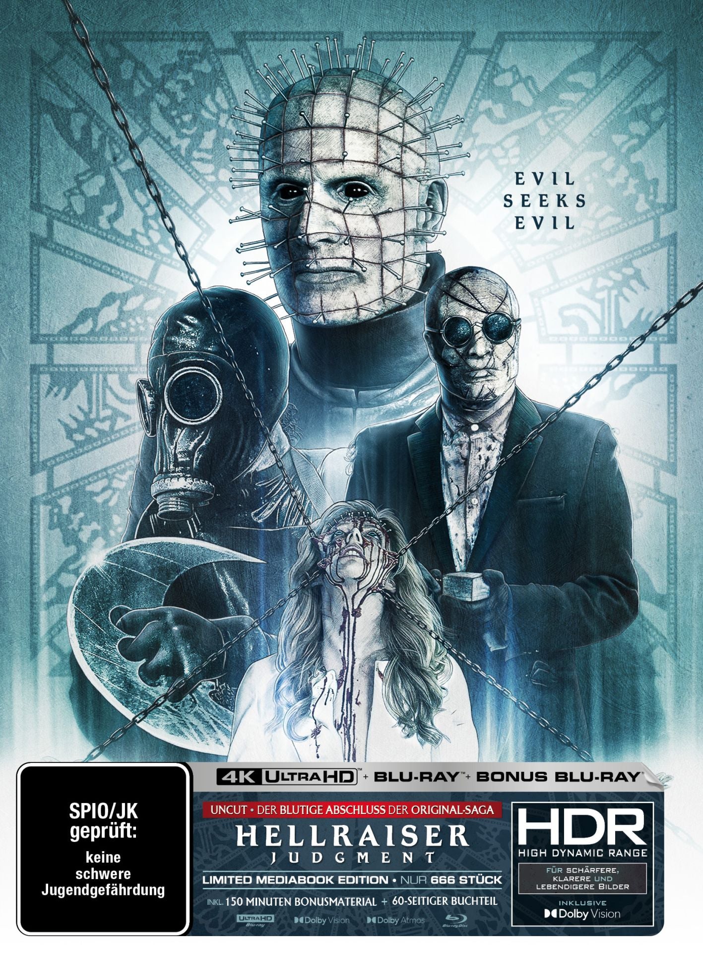 Hellraiser: Judgement (2018) LE 666 Mediabook B - 4K UHD / Blu-ray