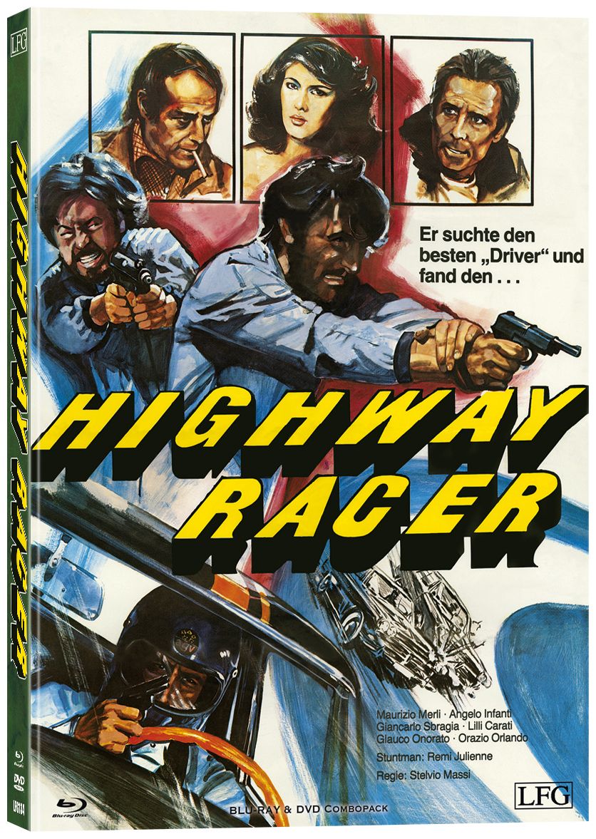 Highway Racer (1977) LE 250 Mediabook - Blu-ray Region B