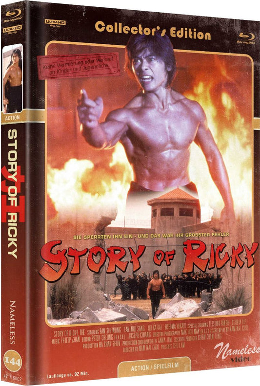 PRE-ORDER Riki-Oh: The Story of Ricky (1991) LE 500 Mediabook Cover C - 4K UHD / Blu-ray Region B