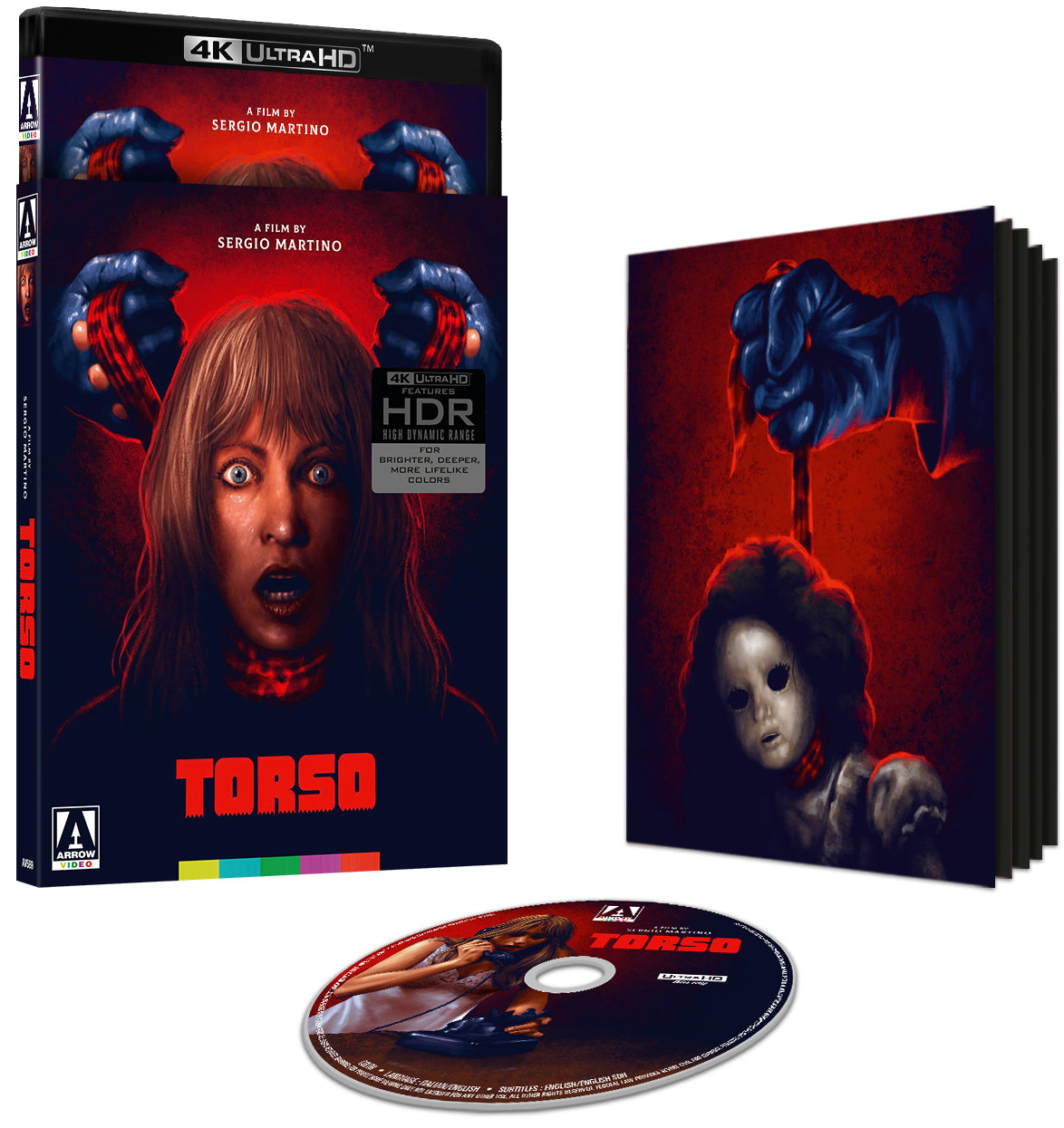 Torso (1973) Limited Edition Arrow US - 4K UHD