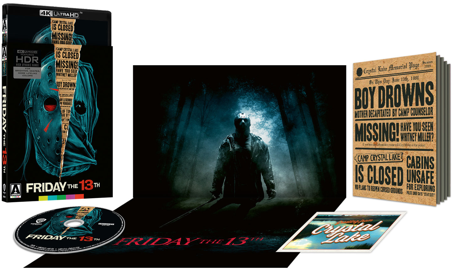 Friday the 13th (2009) Limited Edition Slipcover Arrow US - 4K UHD