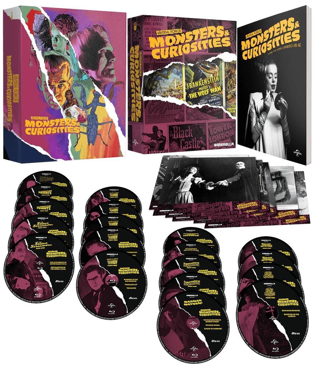 PRE-ORDER Universal Horror: Monsters and Curiosities - Umbrella - Blu-ray Region Free