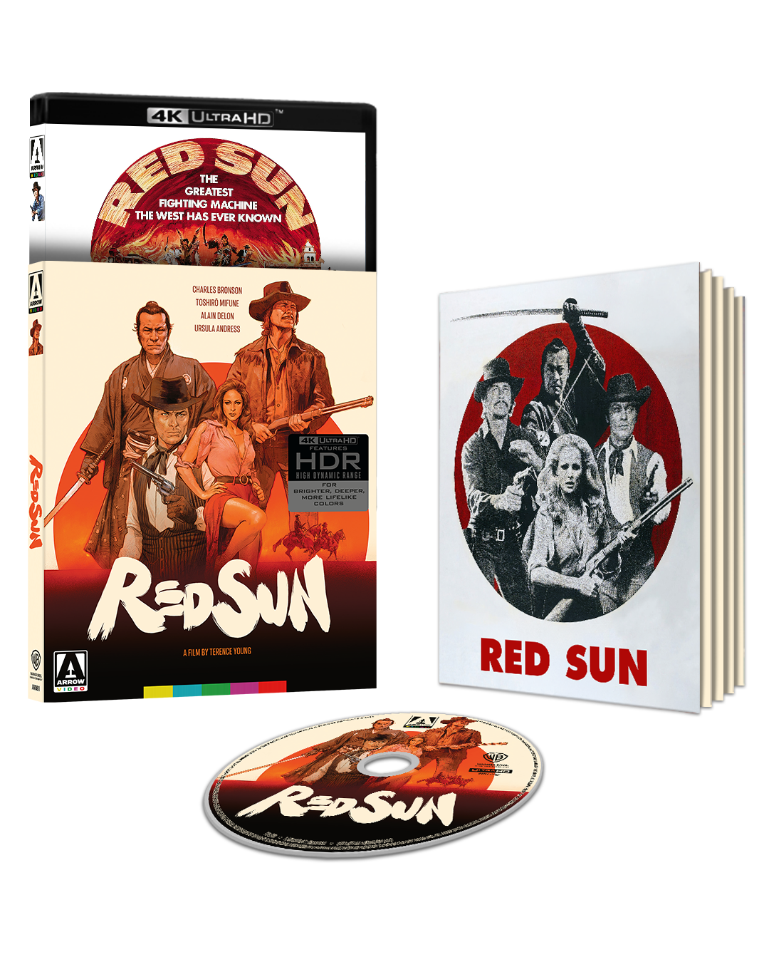 PRE-ORDER Red Sun (1971) LE Slipcover Arrow US - 4K UHD
