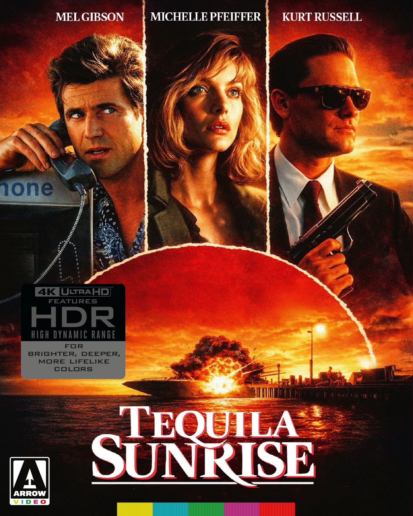 PRE-ORDER Tequila Sunrise (1988) Limited Edition Slipcover Arrow US - 4K UHD