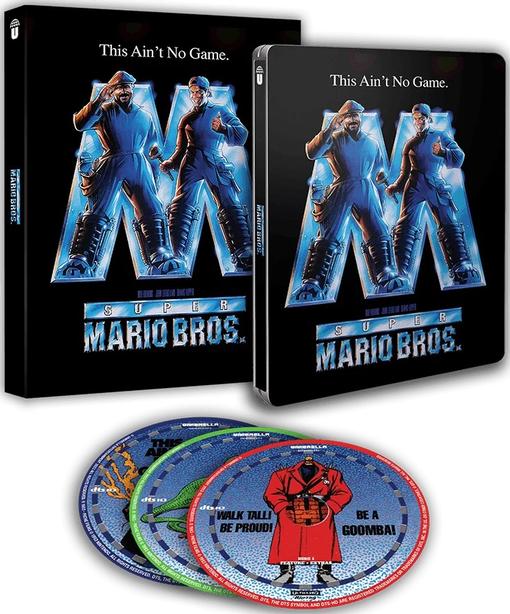 PRE-ORDER Super Mario Bros. (1993) Steelbook w/ Slipcase Umbrella - 4K UHD / Blu-ray