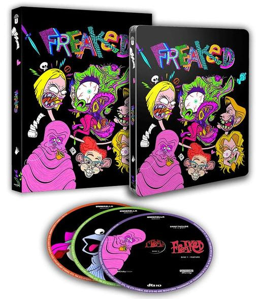 PRE-ORDER Freaked (1993) Steelbook w/ Slipcase Umbrella - 4K UHD / Blu-ray