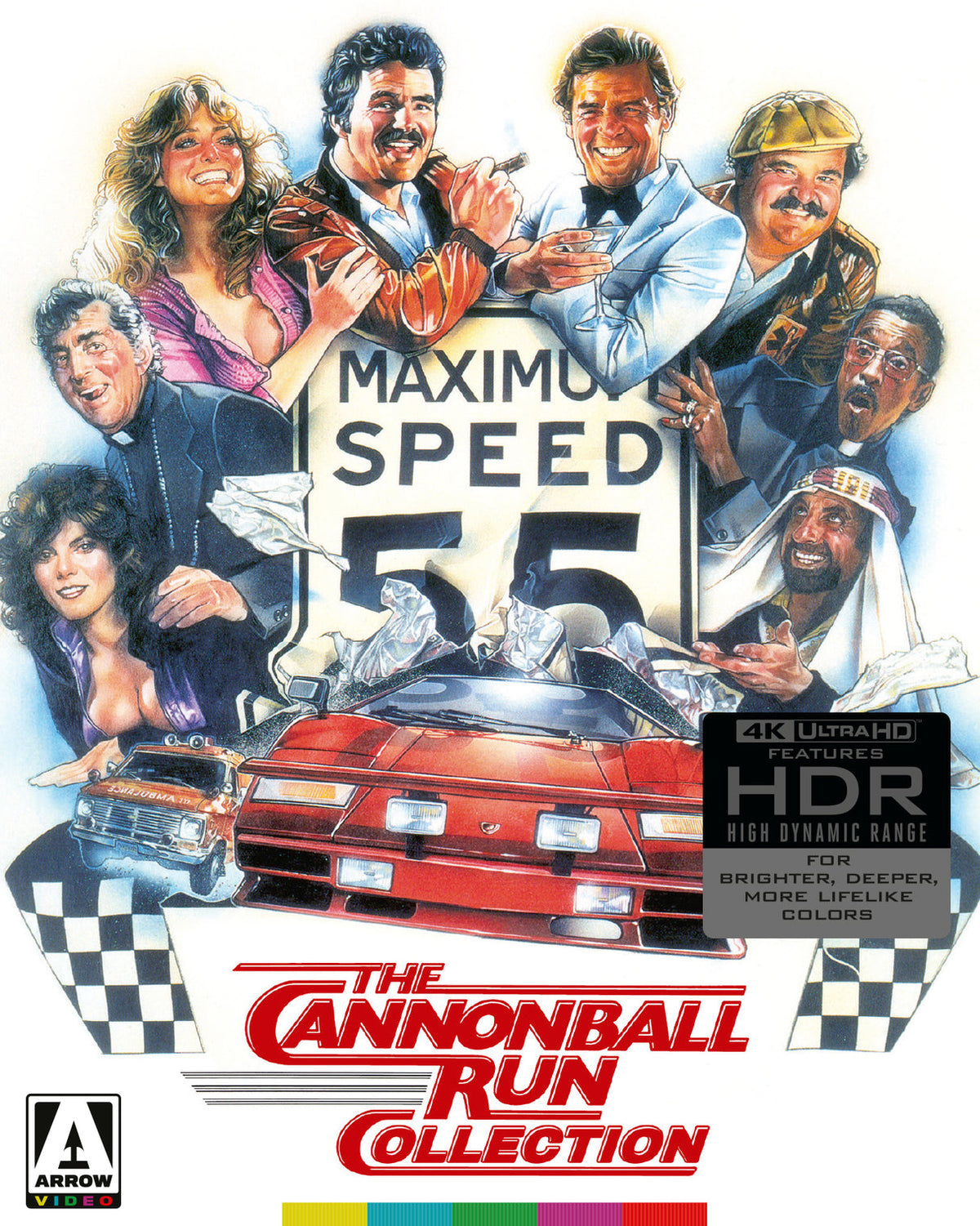 PRE-ORDER The Cannonball Run Collection (Double Feature) LE Slipcover Arrow US - 4K UHD