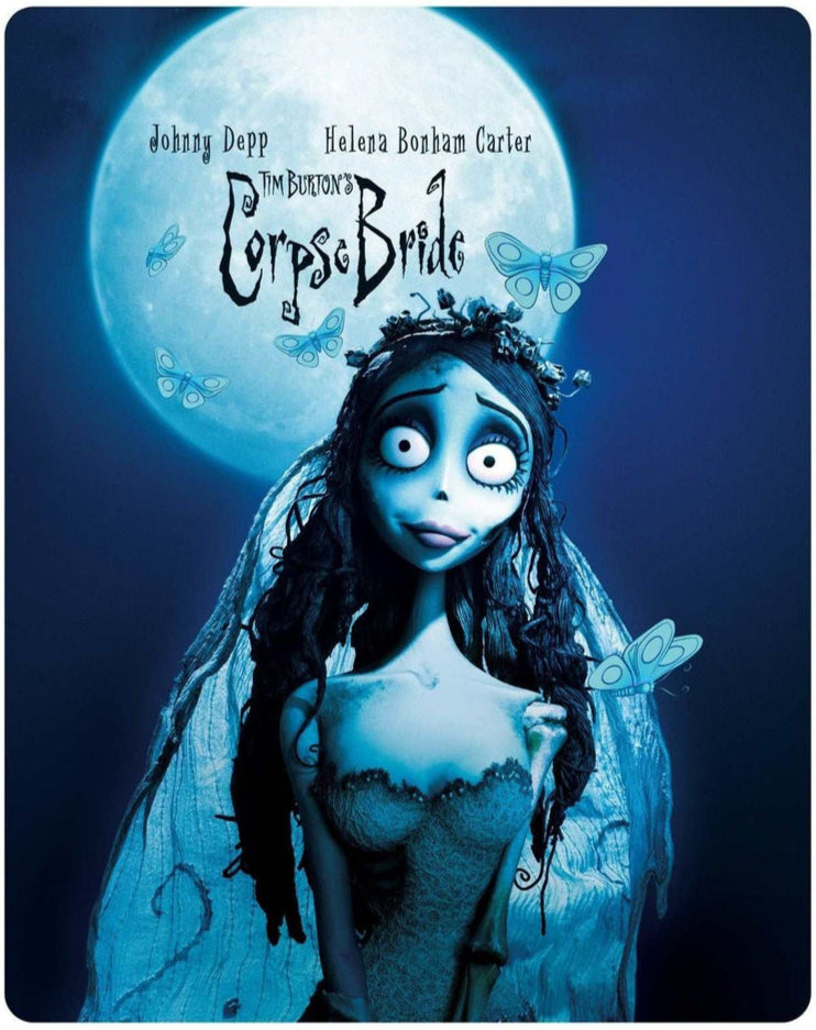 Corpse Bride (2005) UK Limited Edition Steelbook w/ Slipcover - 4K UHD / Blu-ray Region Free