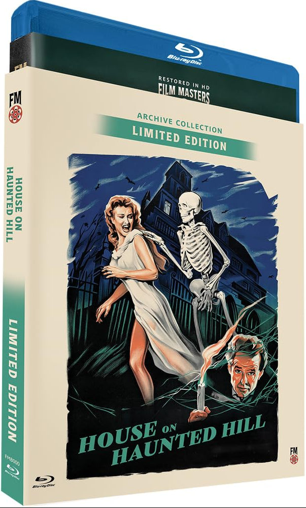 PRE-ORDER House on Haunted Hill (1959) LE Slipcover Film Masters - Blu-ray Region Free