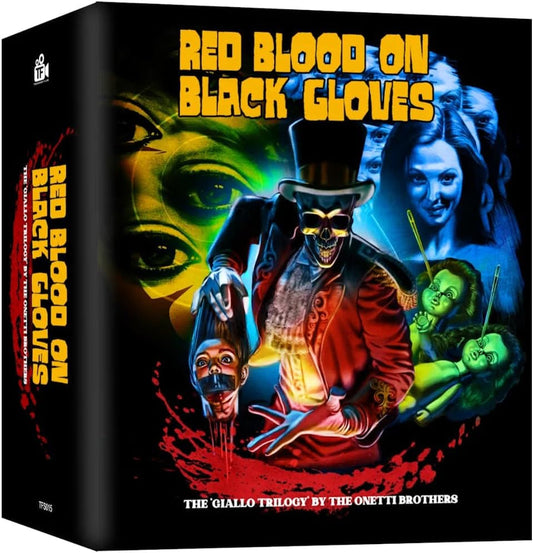PRE-ORDER Red Blood on Black Gloves: The Giallo Trilogy by The Onetti Brothers - Limited Edition Box Set - Blu-ray