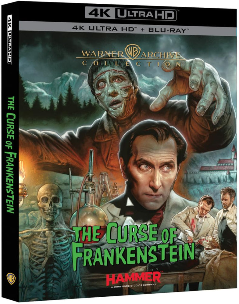 The Curse of Frankenstein (1957) w/ Slipcover Warner Archive - 4K UHD / Blu-ray