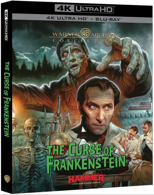 The Curse of Frankenstein (1957) w/ Slipcover Warner Archive - 4K UHD / Blu-ray