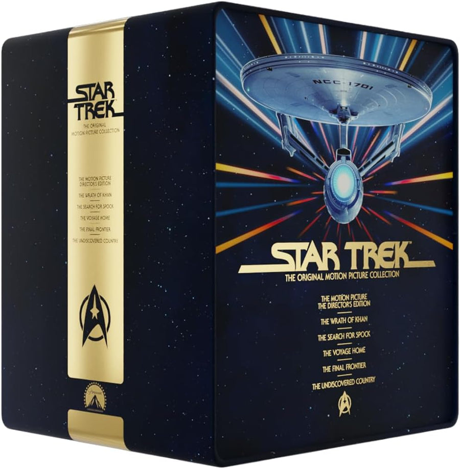 PRE-ORDER Star Trek: The Original Motion Picture Collection (NOTE) UK Steelbook Library Case - 4K UHD