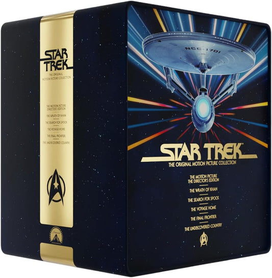 PRE-ORDER Star Trek: The Original Motion Picture Collection (NOTE) UK Steelbook Library Case - 4K UHD