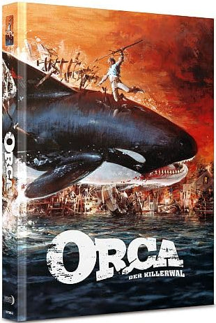 Orca (1977) LE 333 Mediabook Cover A - Blu-ray Region B