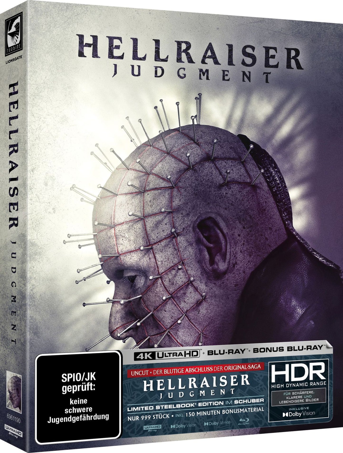 Hellraiser: Judgement (2018) LE 999 Steelbook w/ Slipcase D - 4K UHD / Blu-ray