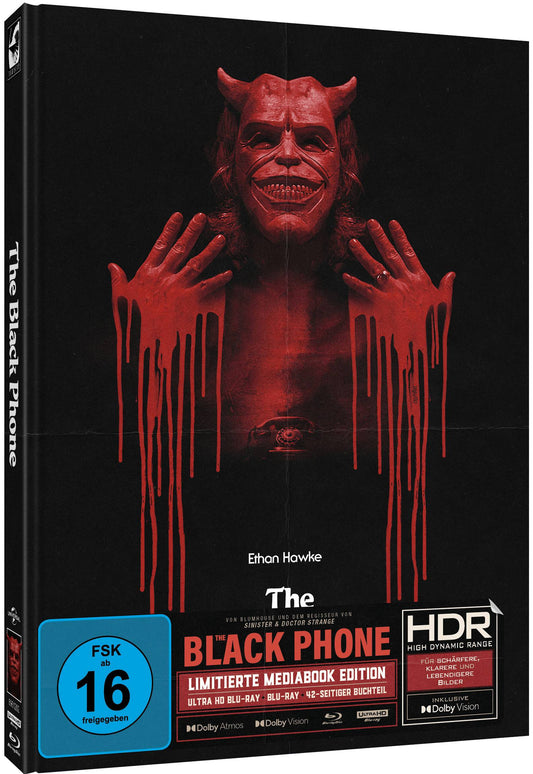 The Black Phone (LE Mediabook Cover A - 4K UHD / Blu-ray Region B)