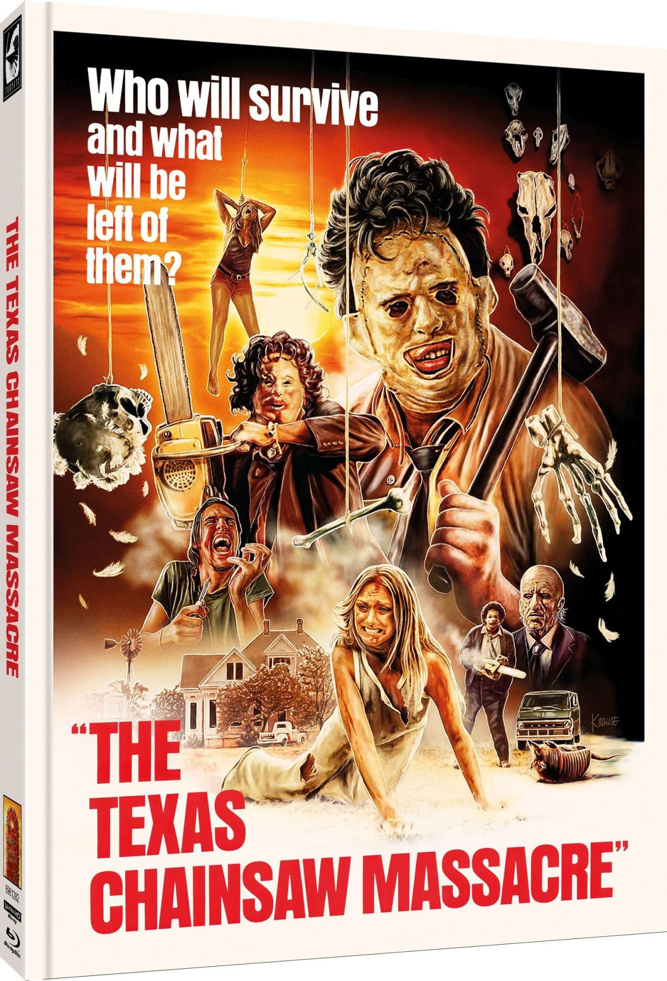 Texas Chainsaw Massacre (1974) LE 666 4-Disc Mediabook B - 4K UHD / Blu-ray