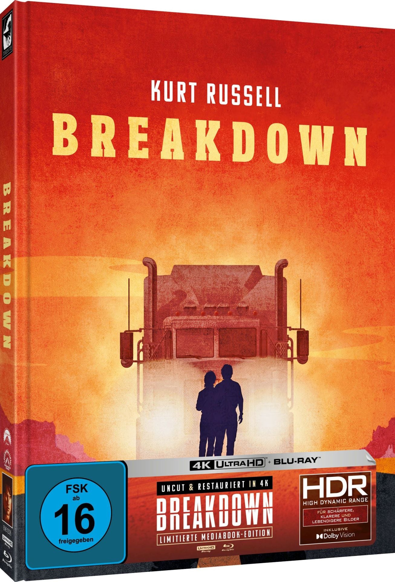 Breakdown (1997) LE 777 Mediabook B - 4K UHD / Blu-ray Region Free