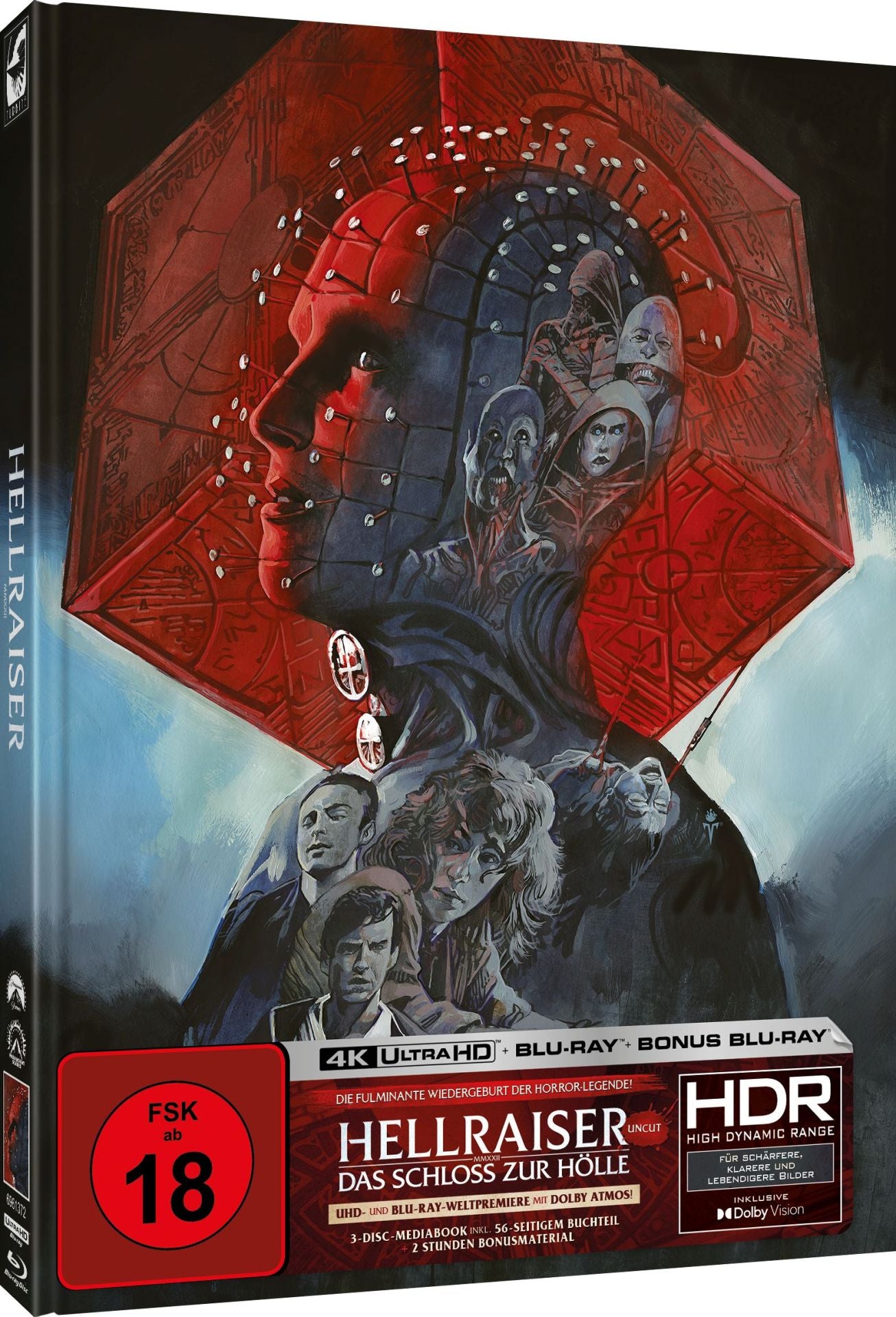 Hellraiser (2022) LE 666 Mediabook A - 4K UHD / Blu-ray Region B *ONE PER PERSON*