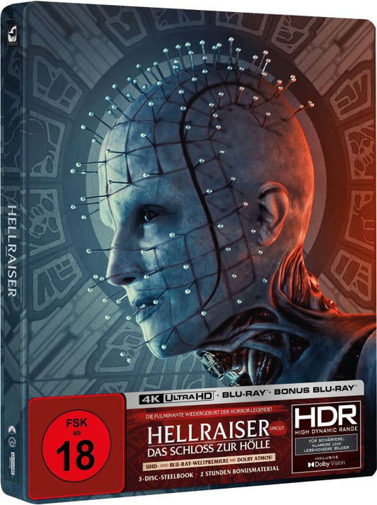 PRE-ORDER Hellraiser (2022) Limited Edition Steelbook Turbine - 4K UHD / Blu-ray