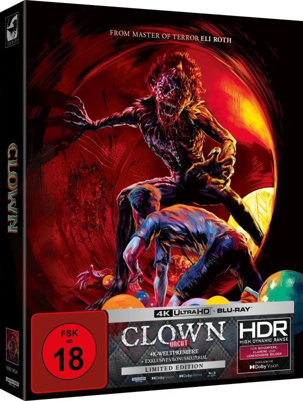 Clown (2014) Special Edition Slipcase Turbine - 4K UHD / Blu-ray Region B