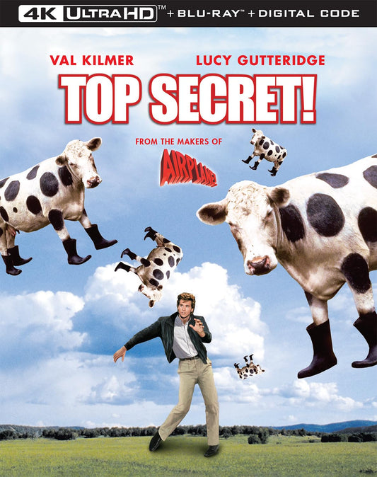 Top Secret! (1984) w/ Slipcover 4K UHD / Blu-ray / Digital Code