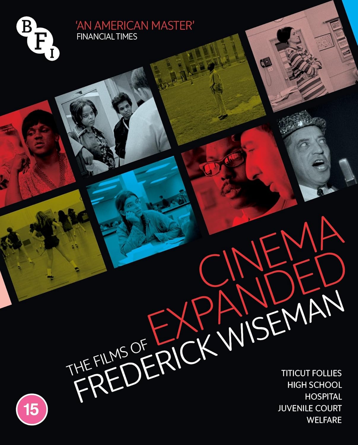 PRE-ORDER Cinema Expanded - The Films Of Frederick Wiseman (5 Films) BFI - Blu-ray Region B