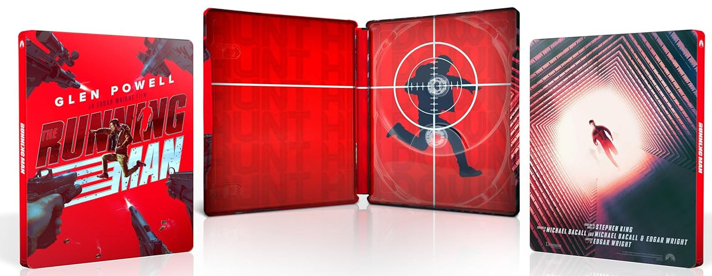 PRE-ORDER The Running Man (2025) UK Limited Edition Steelbook - 4K UHD