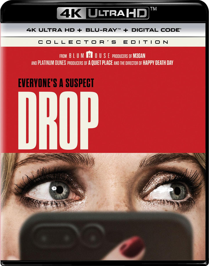 Drop (2025) w/ Slipcover - 4K UHD / Blu-ray Region Free