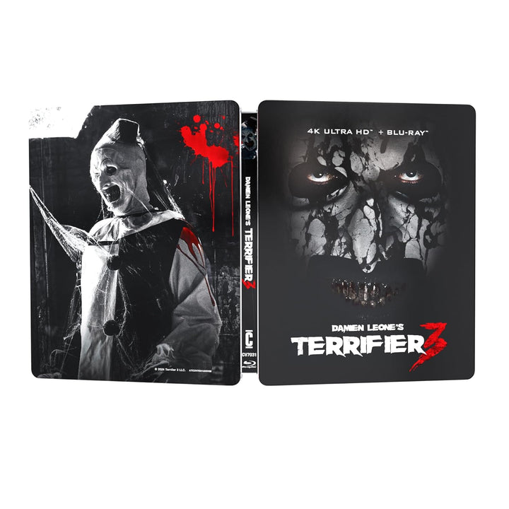 Terrifier 3 (2024) Limited Steelbook - 4K UHD / Blu-ray Region A