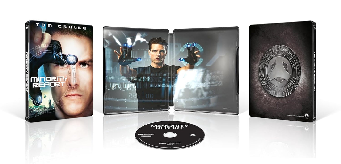 Minority Report (2002) Limited Edition Steelbook - 4K UHD / Digital Code