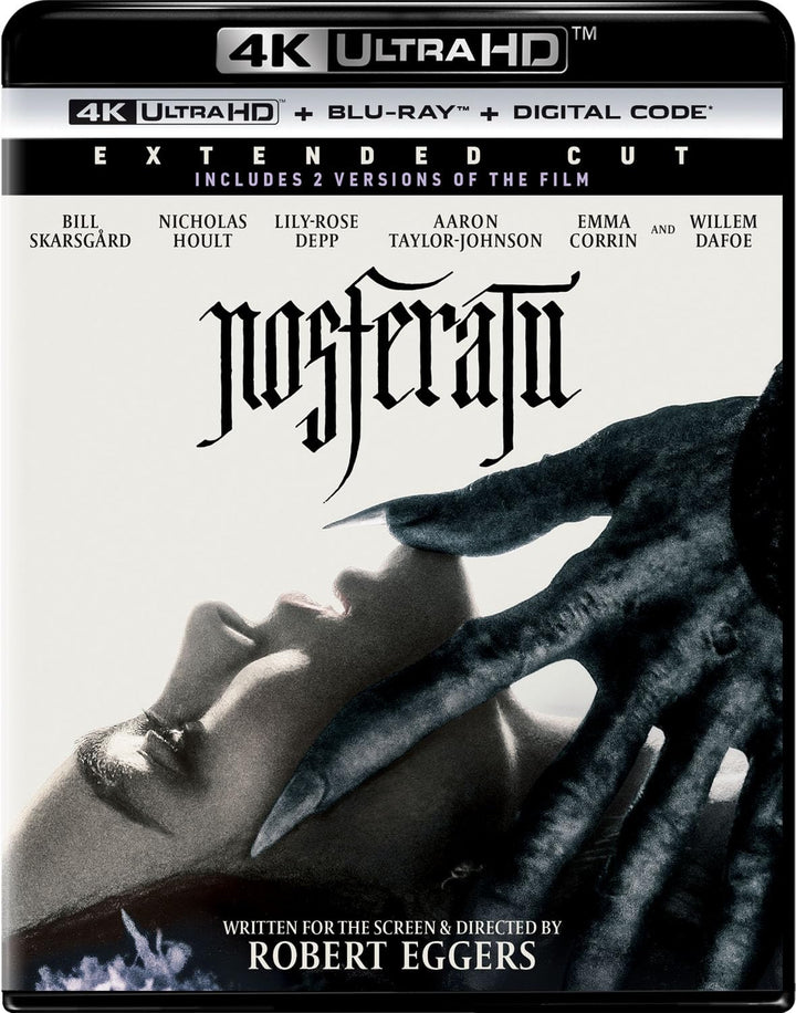 Nosferatu (2024) Extended Cut w/ Slipcover - 4K UHD / Blu-ray