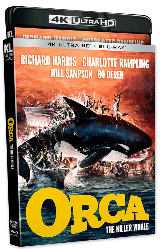 Orca, The Killer Whale (1977) w/ Slipcover Kino Lorber - 4K UHD / Blu-ray