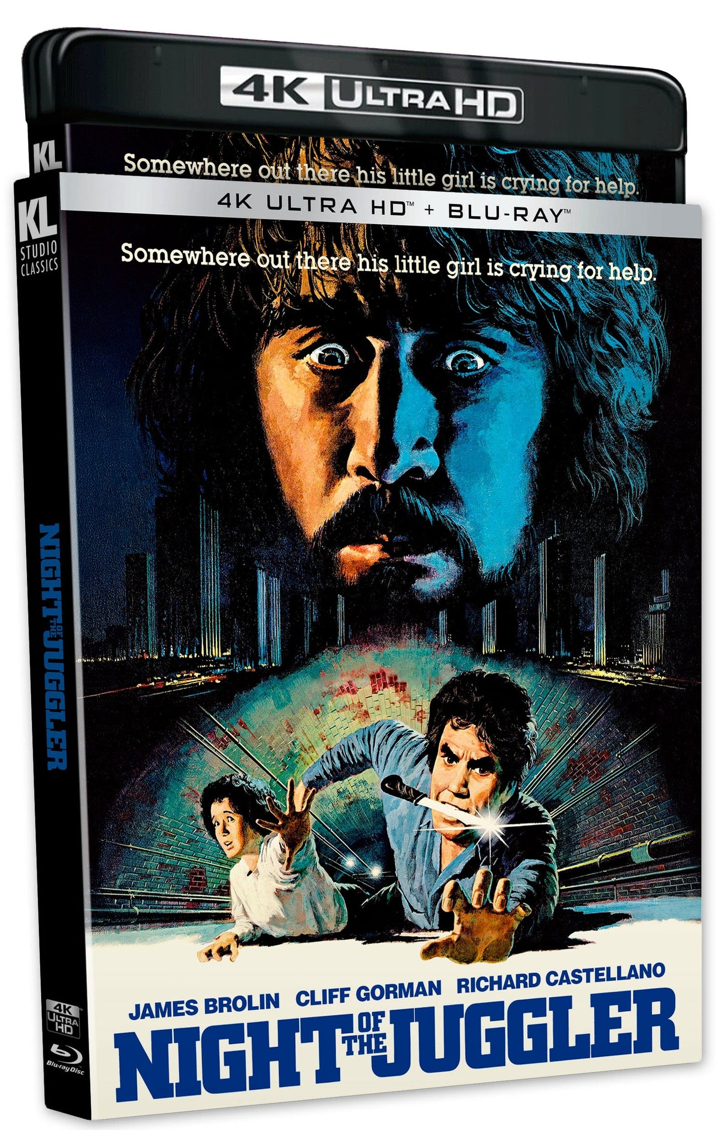 Night of the Juggler (1980) LE Slipcover Kino Lorber - 4K UHD / Blu-ray Region A *NOTE*