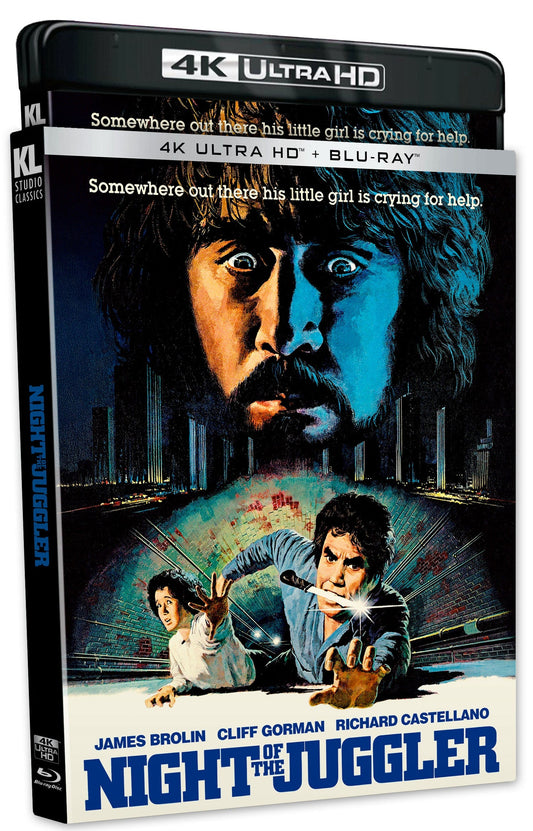 Night of the Juggler (1980) LE Slipcover Kino Lorber - 4K UHD / Blu-ray Region A *NOTE*
