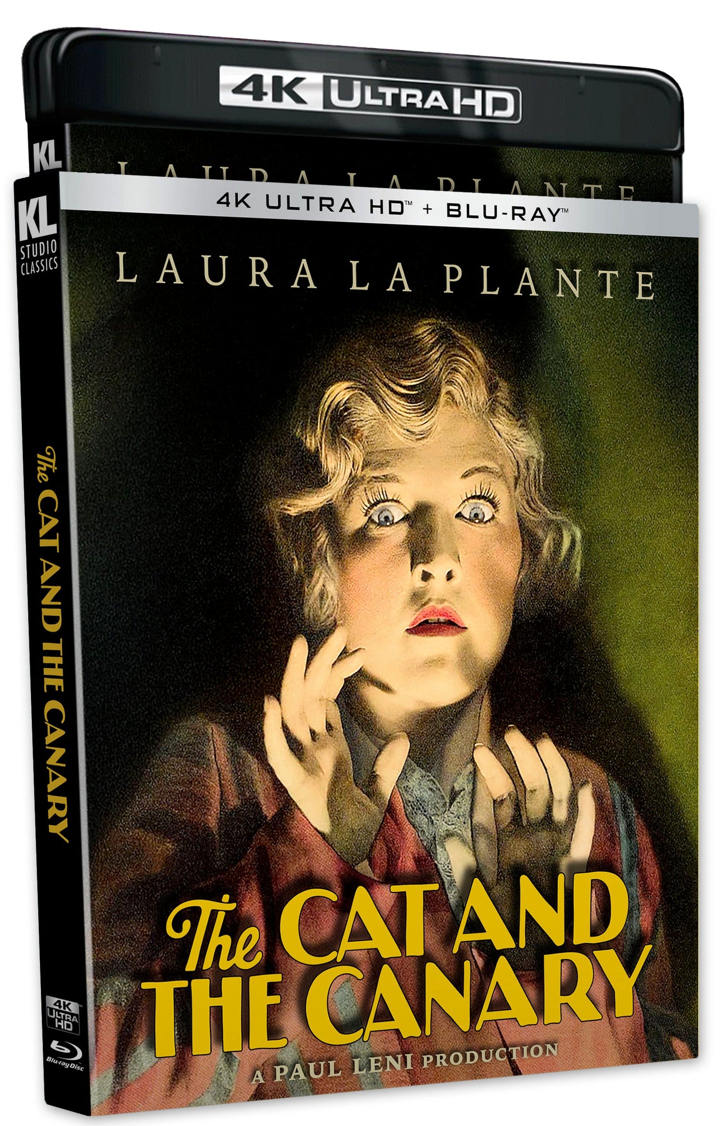The Cat and the Canary (1927) LE Slipcover Kino Lorber - 4K UHD / Blu-ray Region A *NOTE*