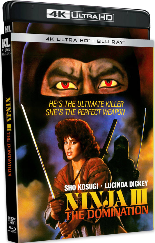Ninja III: The Domination (1984) LE Slipcover Kino Lorber - 4K UHD / Blu-ray Region A