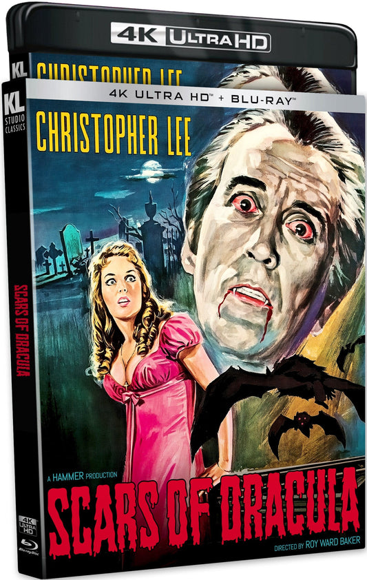 PRE-ORDER Scars of Dracula (1970) LE Slipcover Kino Lorber - 4K UHD / Blu-ray
